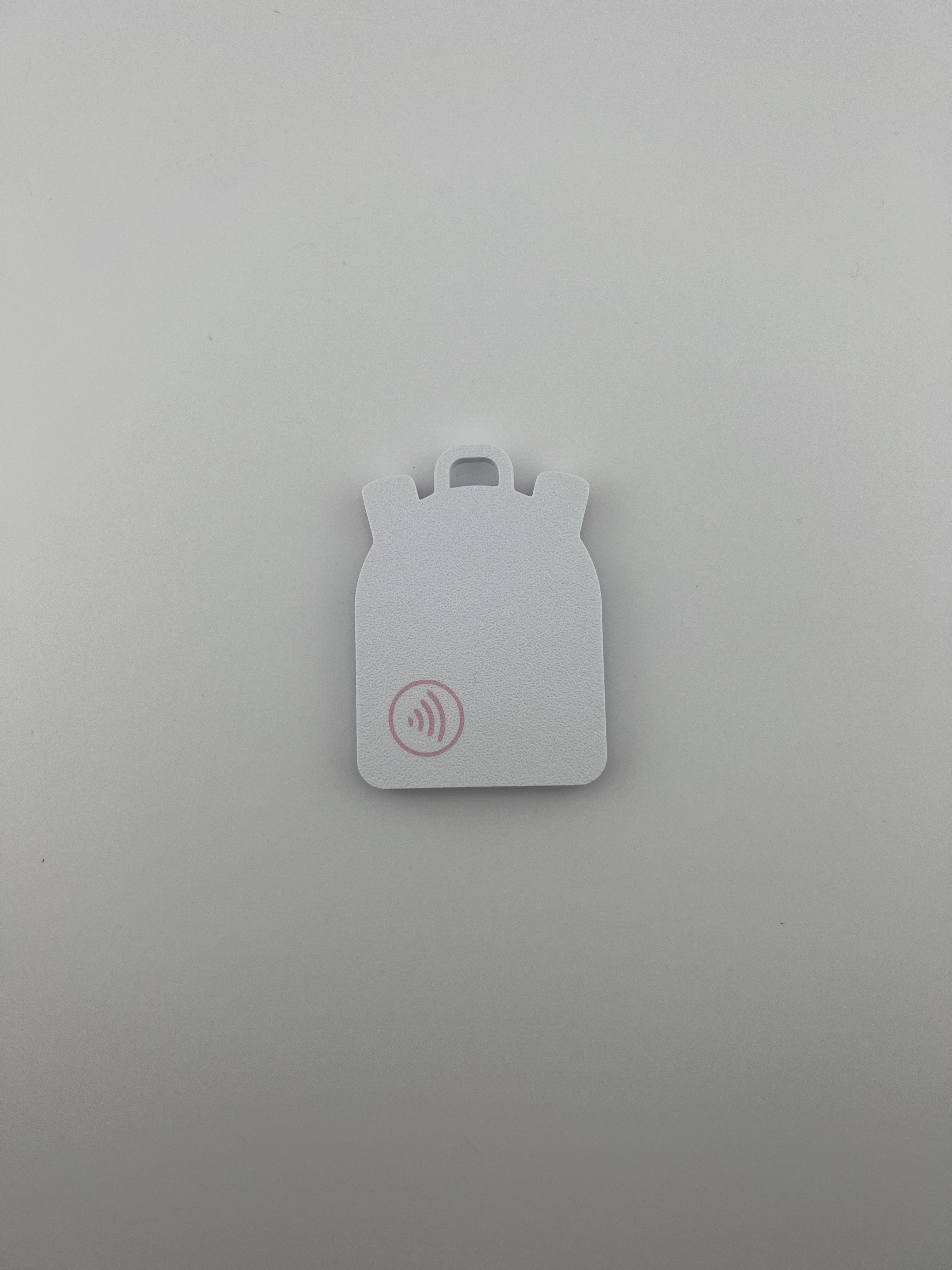 Flower Emergency Contact Backpack Tag – 3D Printed & Scannable